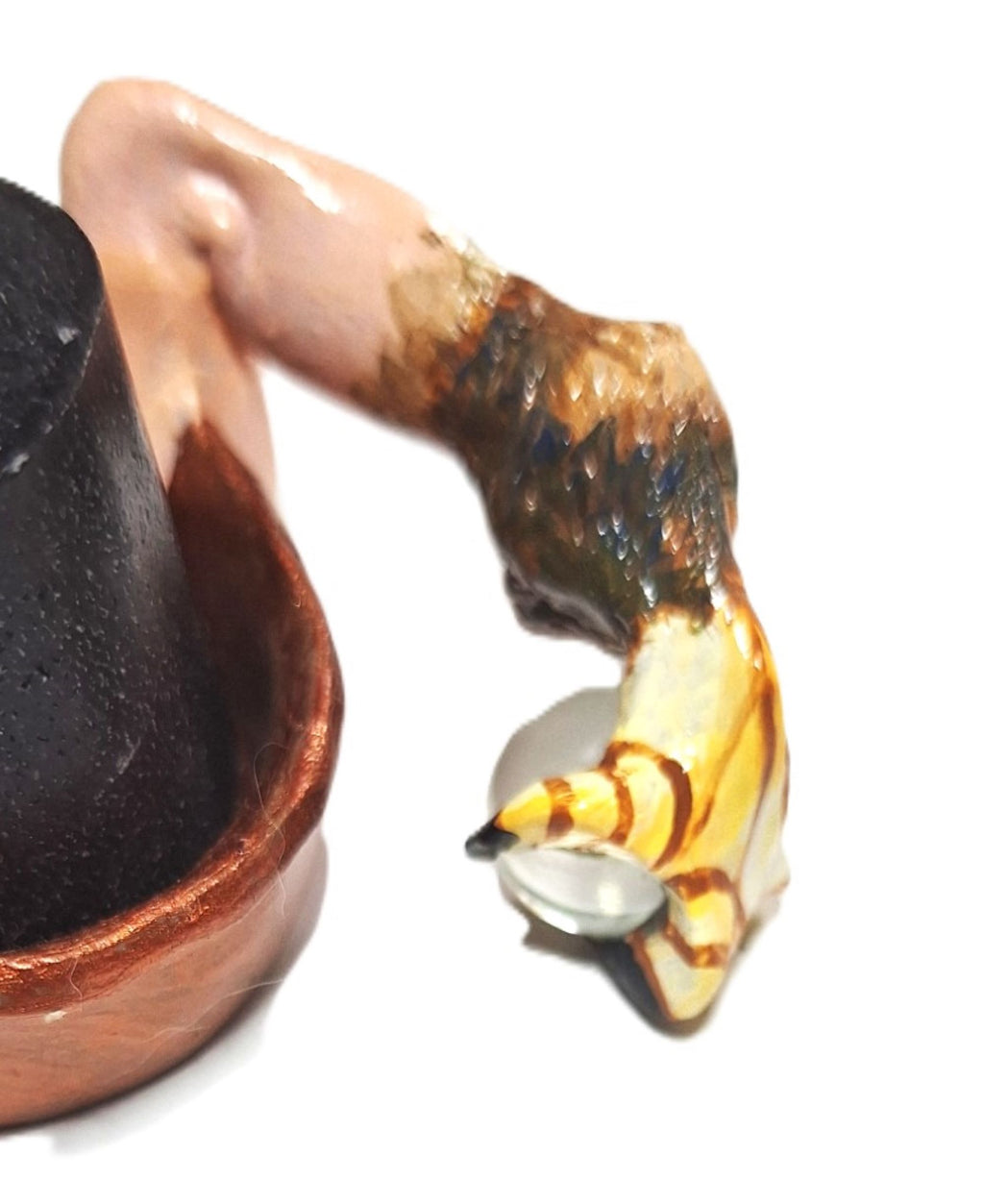 Halloween Conjuring Claw & Crystal Candle Holder Horror Pagan Decor