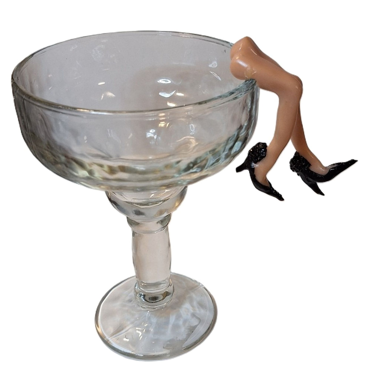 Ceramic Female Legs Cake Topper or Rim Hanger 5” Novelty Party Decoration Assorted Shoes & Skin Tones