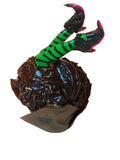 Witch Cake Toppers 5" Reusable Attachable Legs