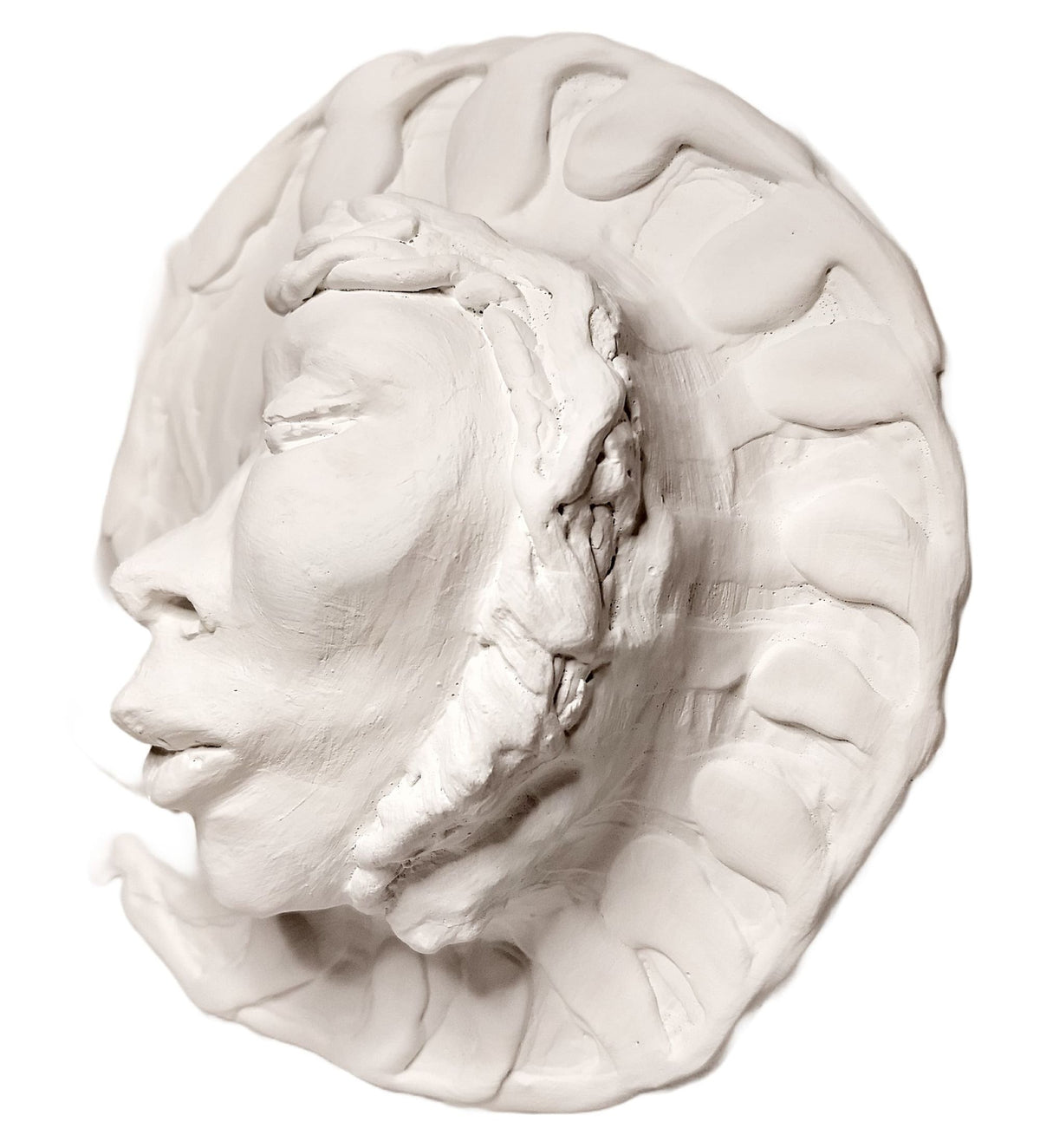 3D Wall Plaque Black Eve Minority Artwork 9x9 Ready to Hang.