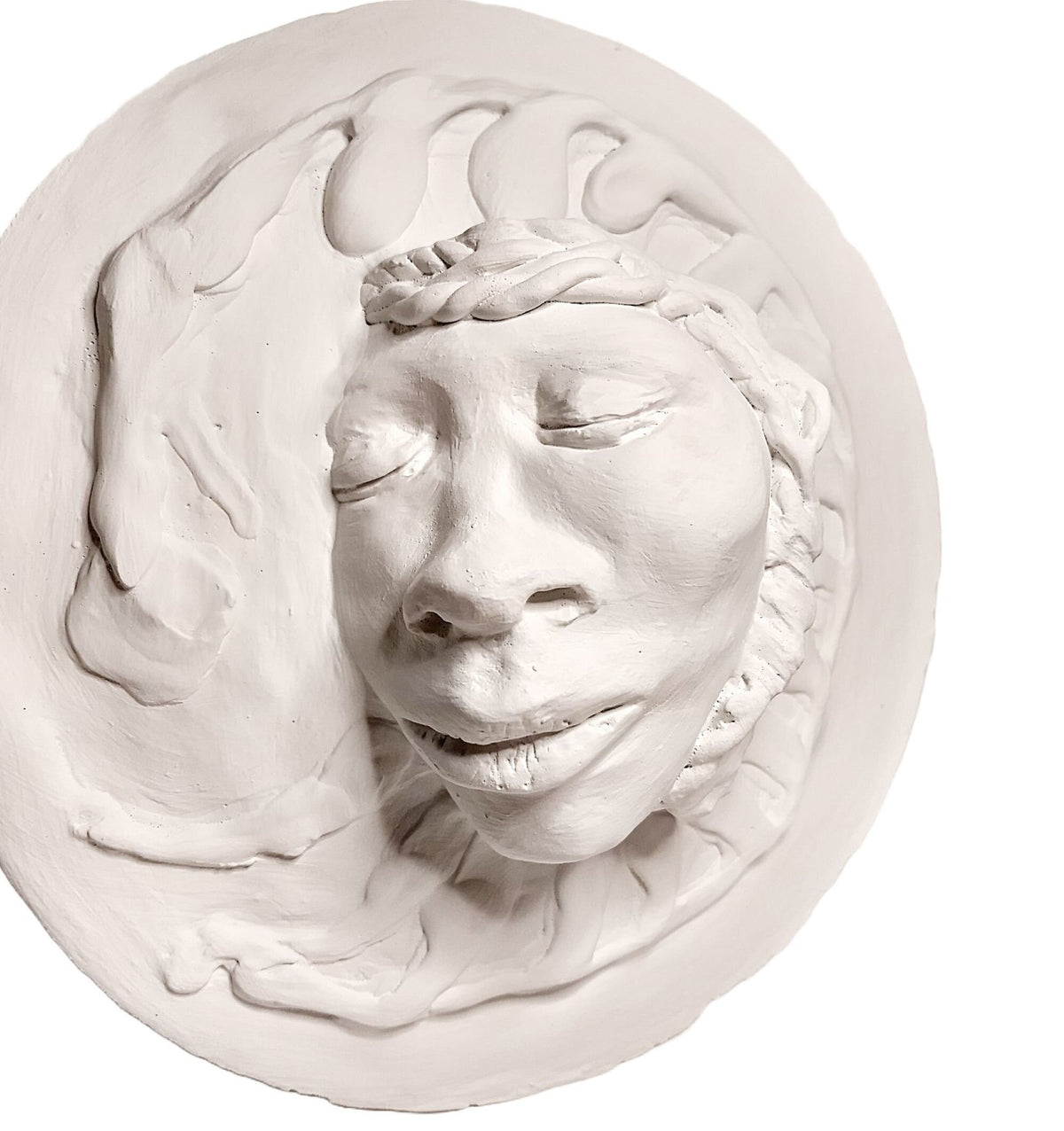 3D Wall Plaque Black Eve Minority Artwork 9x9 Ready to Hang.