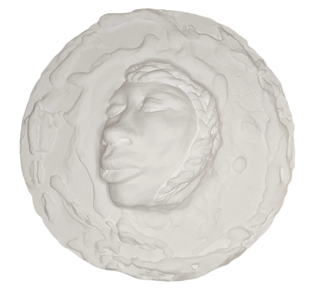3D Wall Plaque Black Eve Minority Artwork 9x9 Ready to Hang.