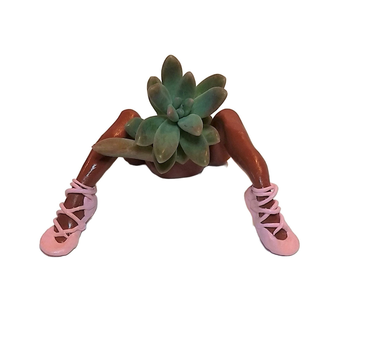 Ballerina Mini Planter with Plant Available in 3 Skin Tones.