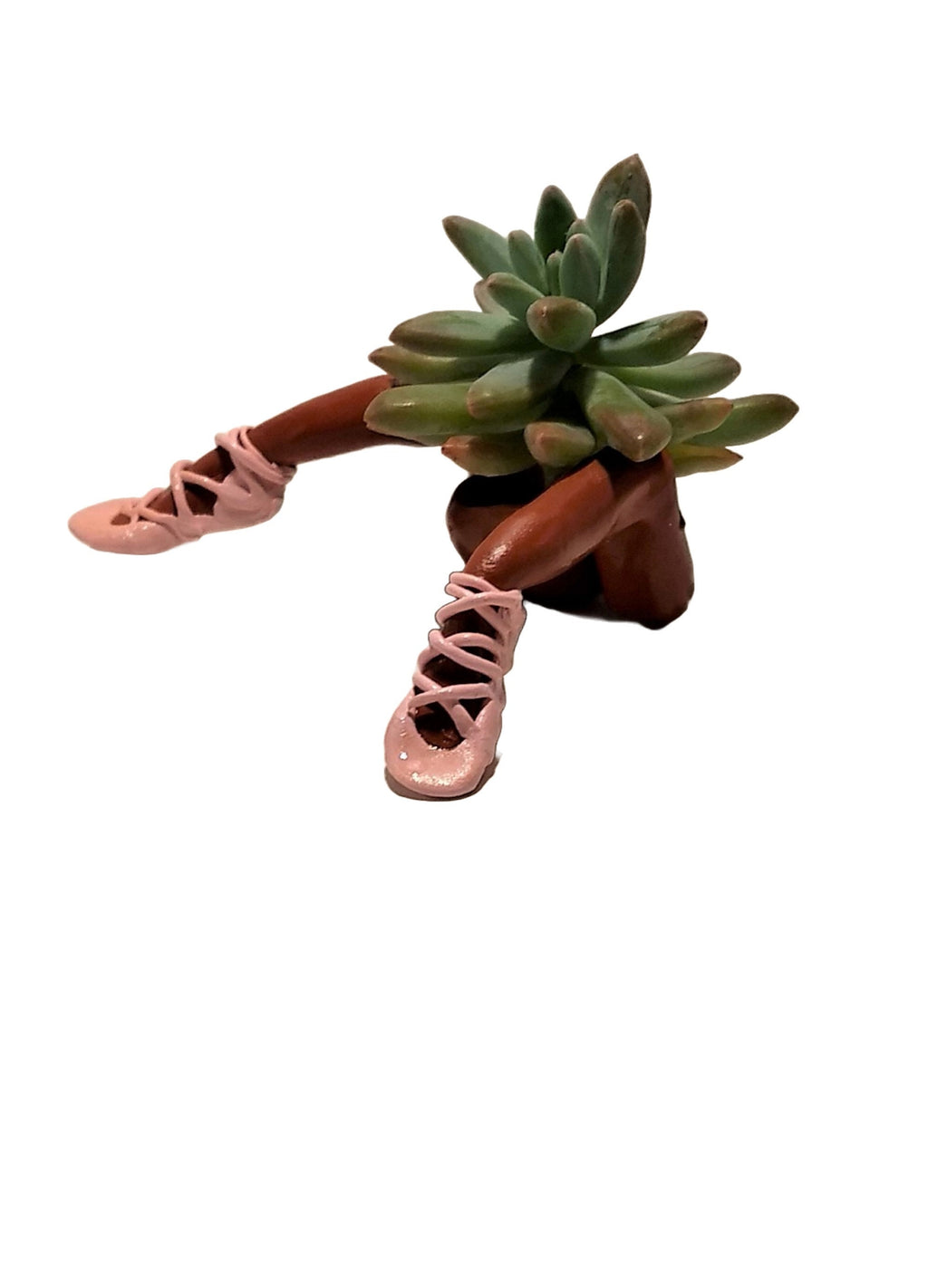 Ballerina Mini Planter with Plant Available in 3 Skin Tones.