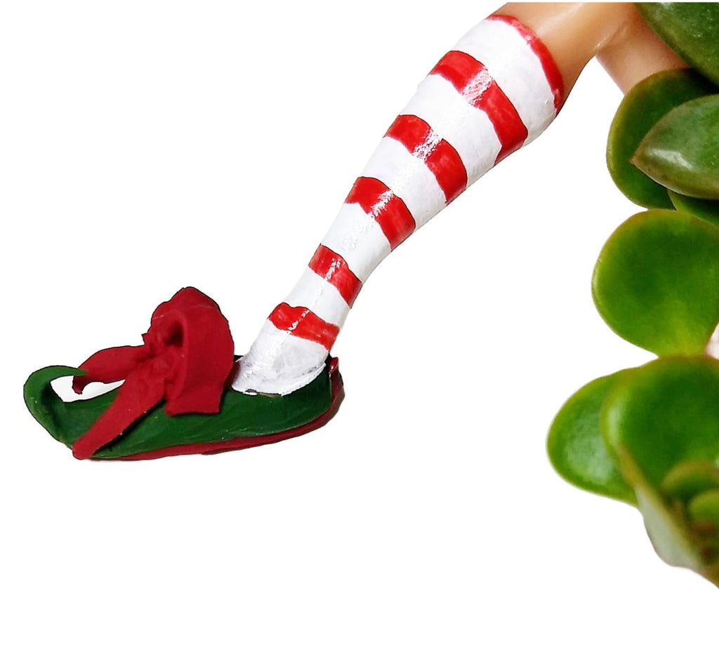 Christmas Elf Succulent Planter Affordable Small 5x5 Holiday Décor