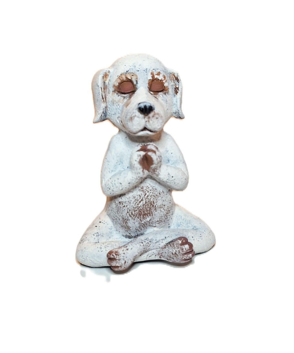 Buddha Meditation Statue Zen Dogs (Set of 3) Yoga Figurine Resin