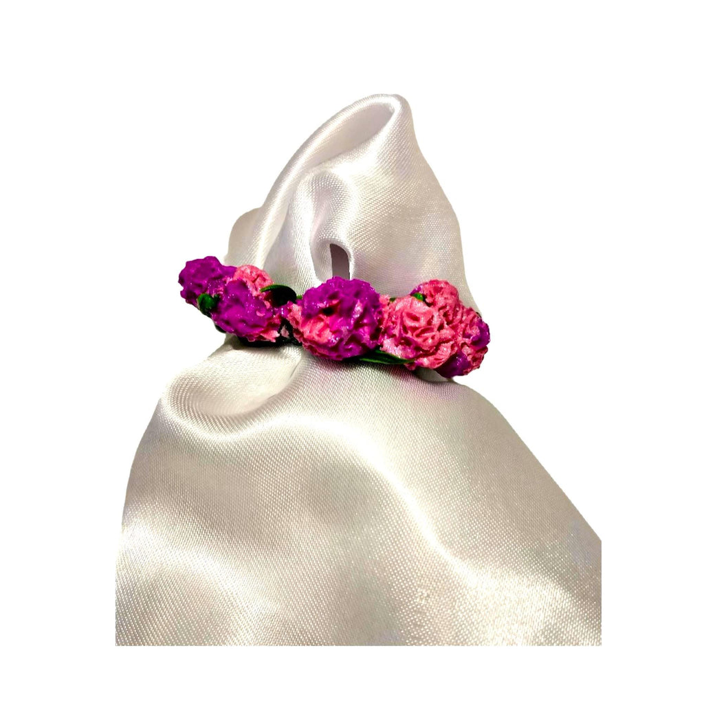 Pink Hydrangea Napkin Rings Set of 4 Gift Boxed Spring & Summer Decor