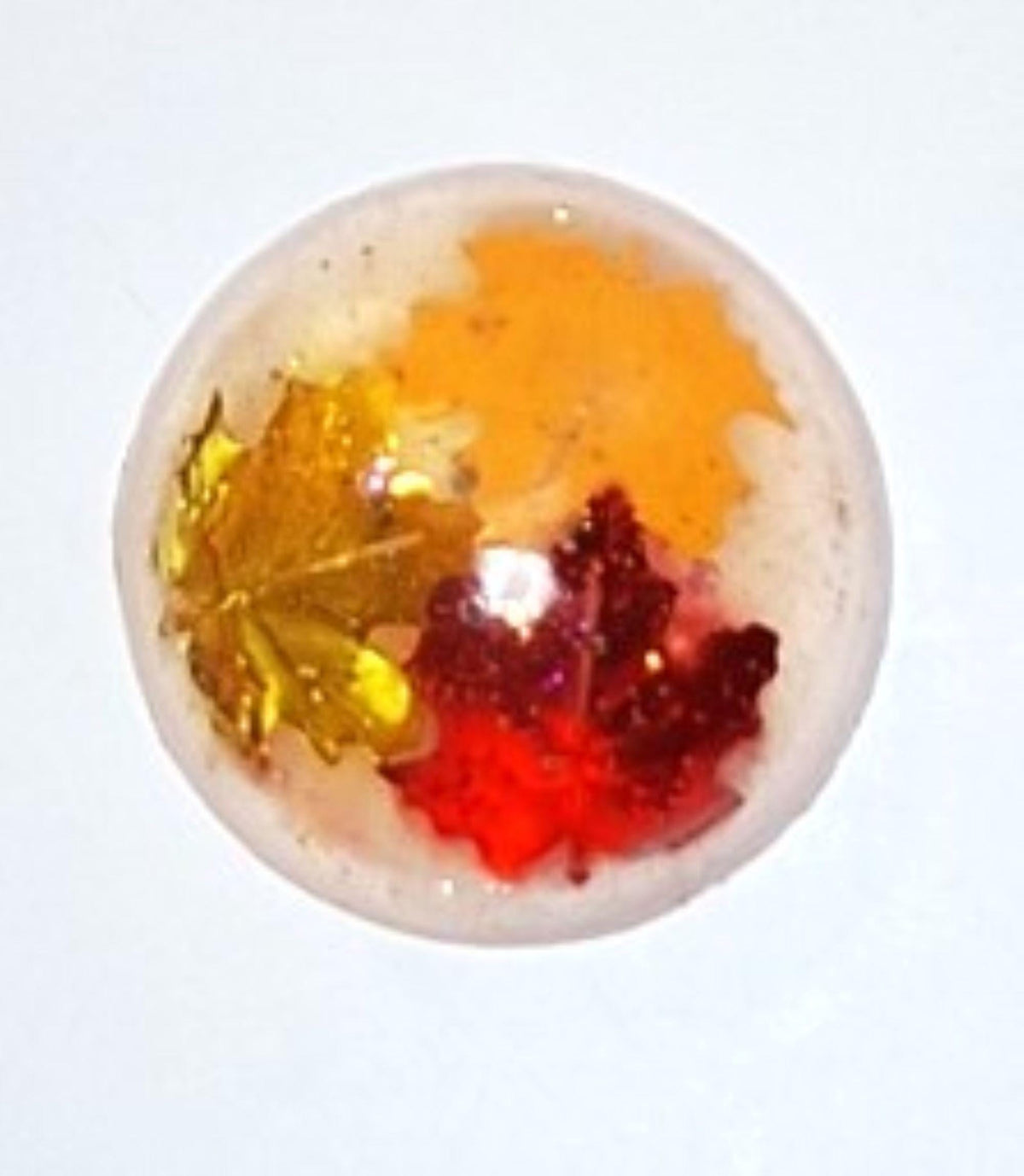 Autumn Leaves Clear Vegan Glycerin Soap Set 1 Pound Unscented Fall Soaps Maple Leaf