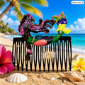 Sparkling Mermaid Hair Combs Set (2) Black Skin Made in the USA