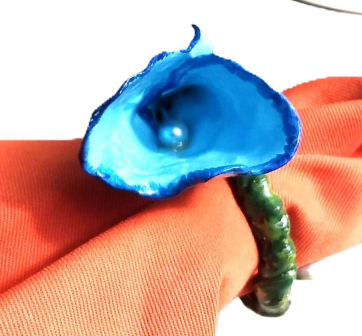 Calla Lily Napkin Rings Flowers Set of 3 Choice of Colors.